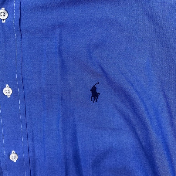 Ralph Lauren Yarmouth Pimpoint Oxford Cloth Shirt Mens 16 3/4 Casual Preppy 1567 - Picture 2 of 7